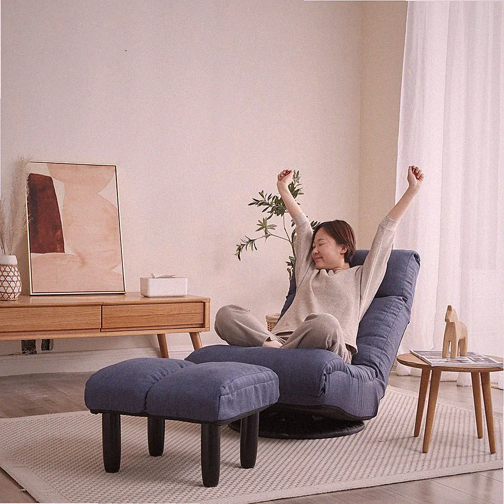 floor chair single sofa reclining chair Japanese chair lazy sofa tatami balcony