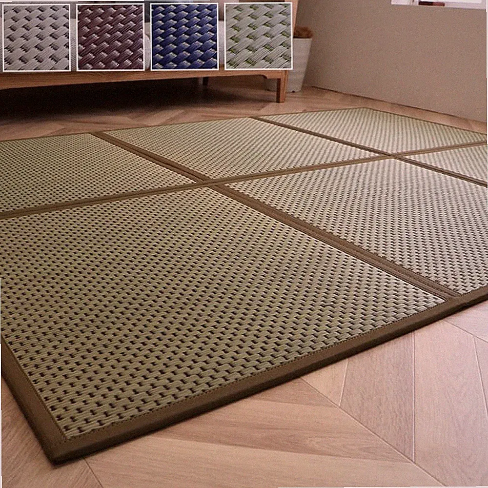 IKEHIKO Tatami Mattress Japanese rush grass Floor Mat Futon Foldable Yoga 1638