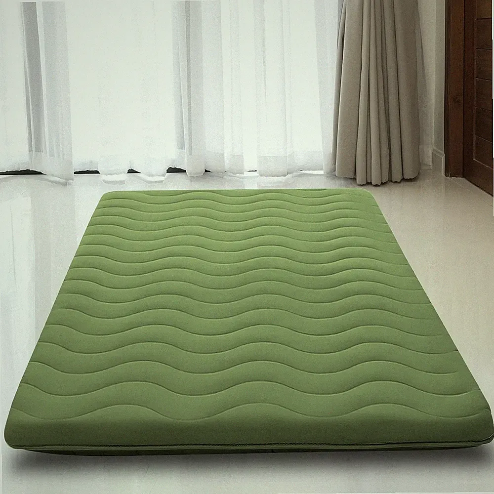 Japanese Floor Mattress, 100 High Density Comfortable Foam, 4 Thicken Foldabl...