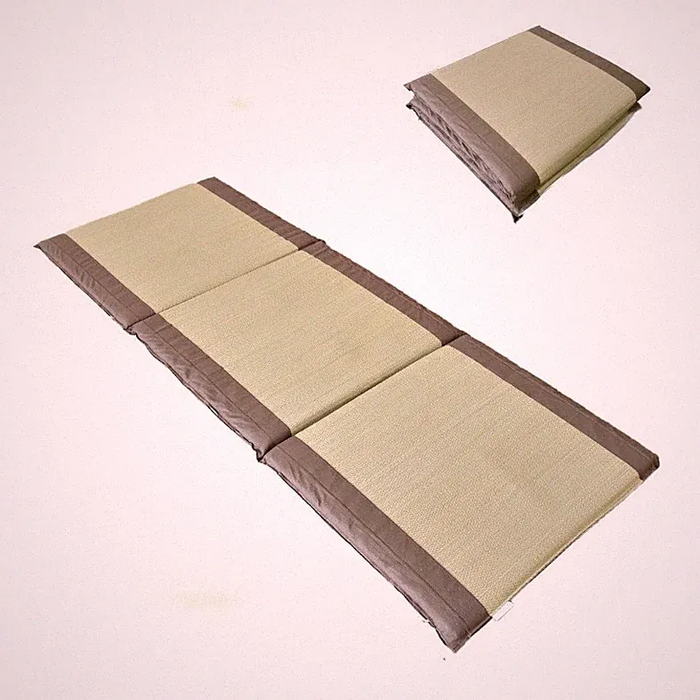 Japanese Tatami Mat Foldable Igusa Mattress 65x180cm 4.5cm Thick Natural Grass