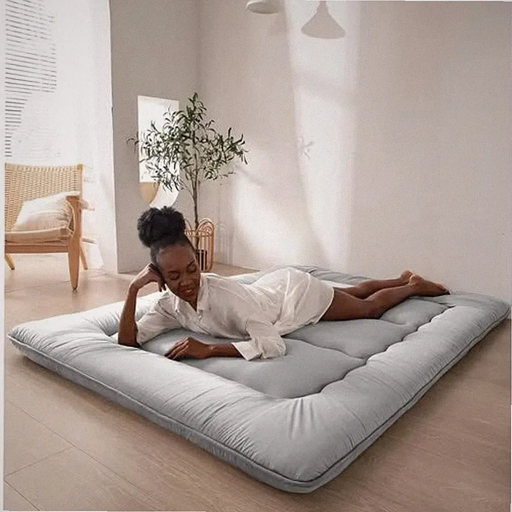 MAXYOYO Japanese Floor Mattress Futon Mattress, Thicken Futon Roll Up Guest