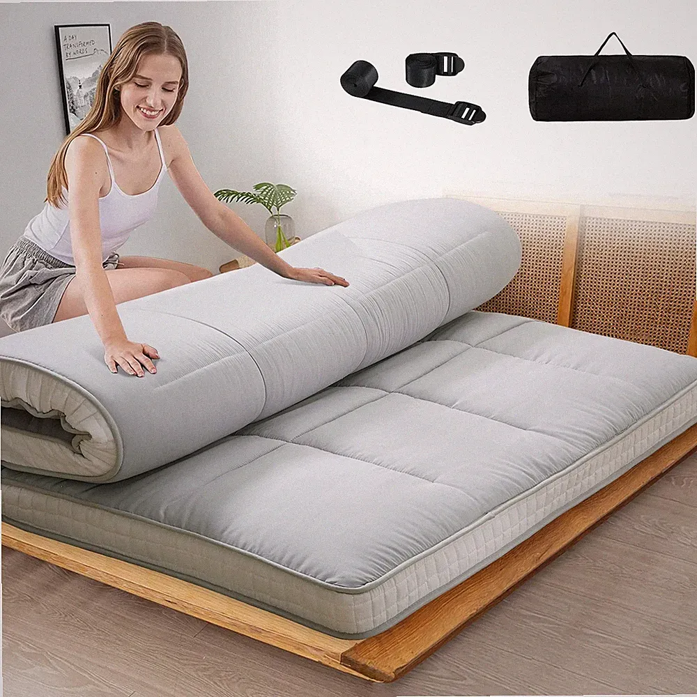 NAIZEA Japanese Floor Mattress Potable Tatami Floor Sleeping Pad 80x60x4in Mat
