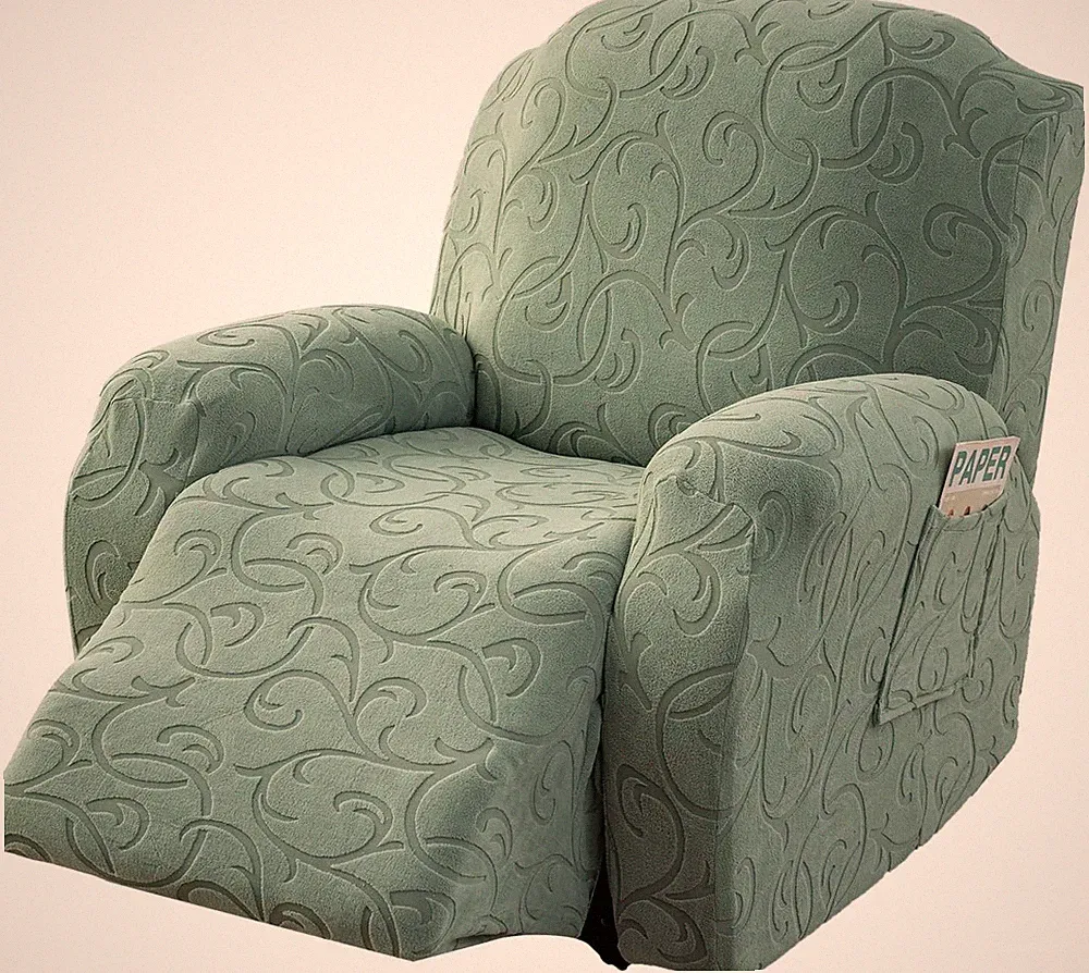 Recliner Sofa Slipcover 4-Piece Set, Washable Furniture Protector for Pets