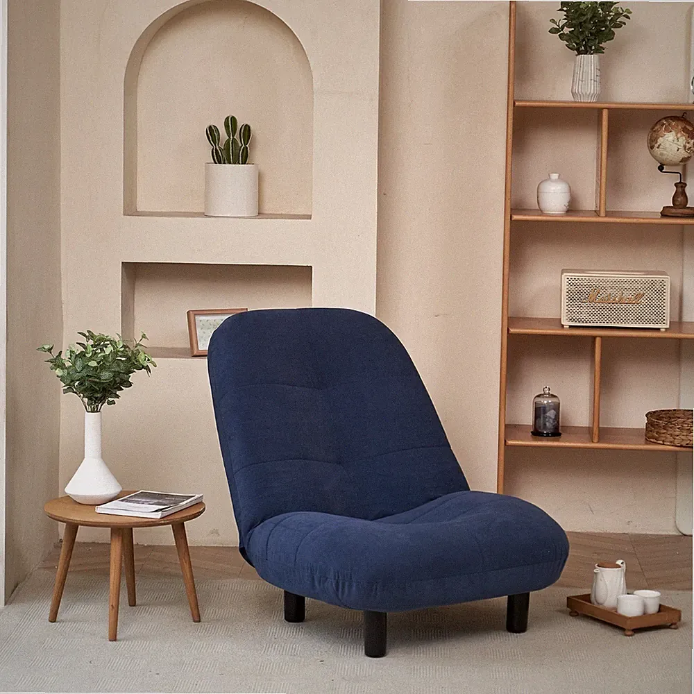 Single sofa reclining chair Japanese lazy sofa tatami balcony leisure adjustable