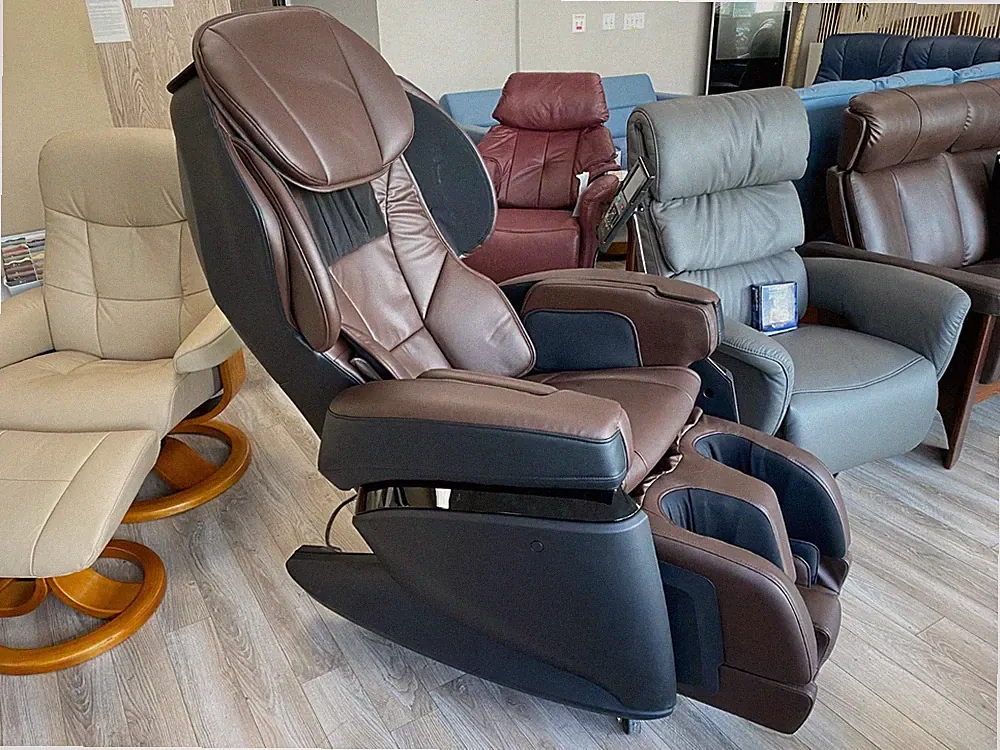 Synca Wellness JP1100 4D Ultra Premium Massage Chair Recliner Made in Japan Brwn